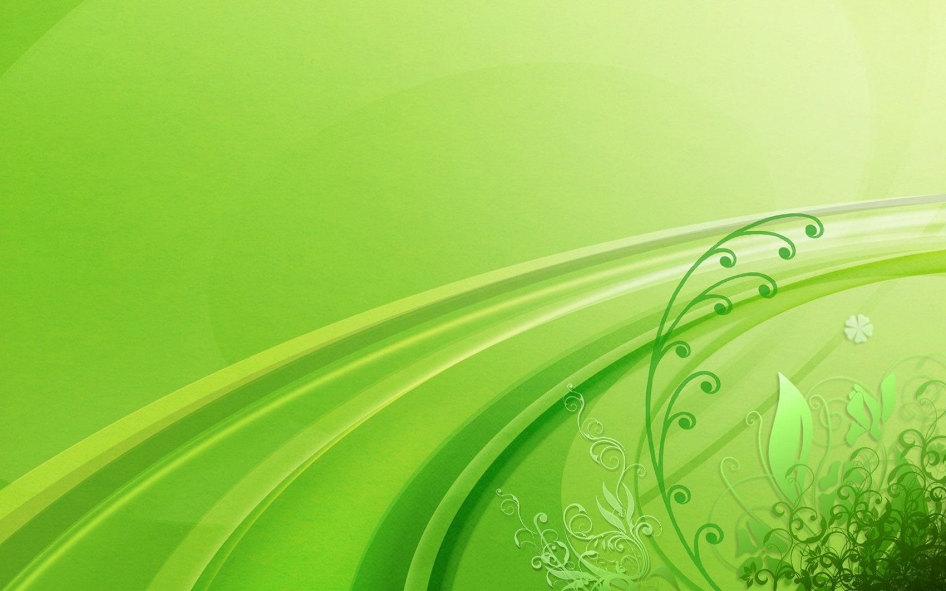 Фоны тем для презентаций. Vector Green Wallpaper.