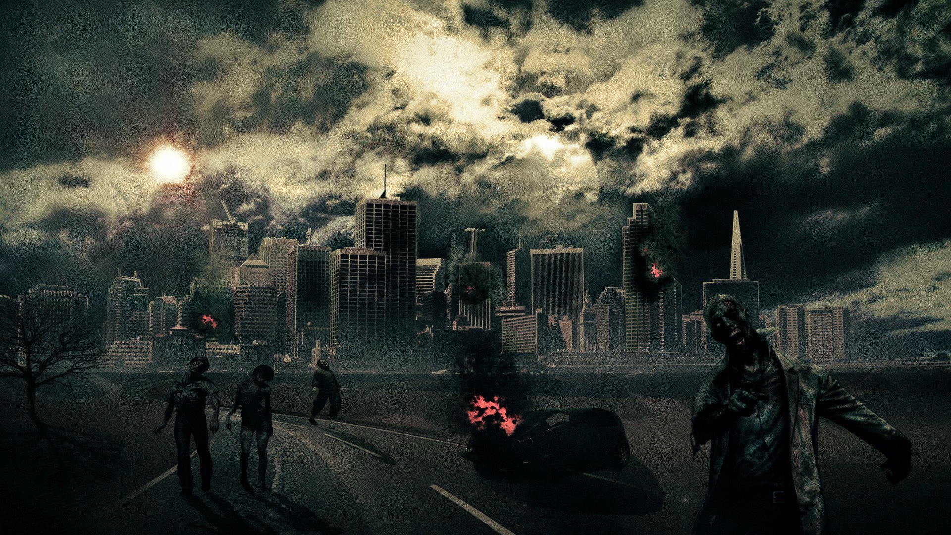 Зомби апокалипсис город