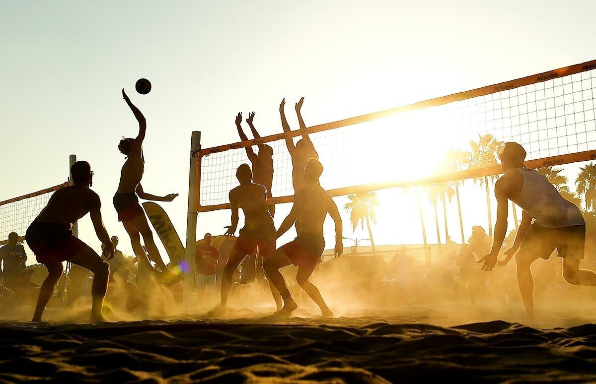 Volleyball outdoors