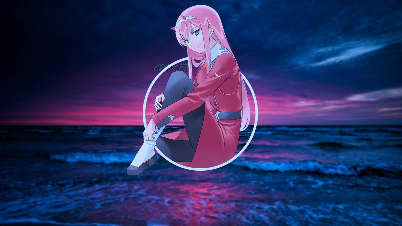 Zero cvet. Zero two Франкс. 02 Неон Zero two. Зеро ту / Zero two.