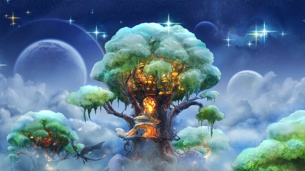 Сказочное волшебное дерево