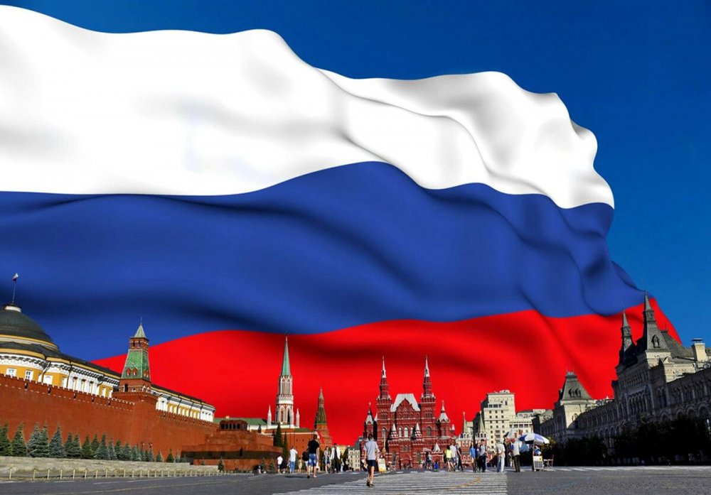 Флаг России Кремль