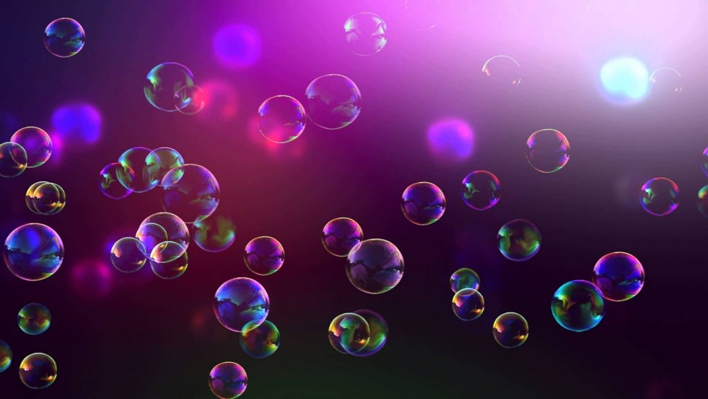 Красивые мыльные пузыри