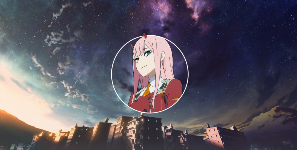 Zero two на рабочий стол