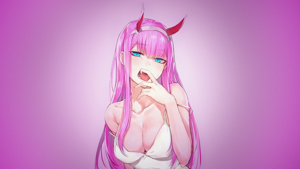 Ахегао Zero two