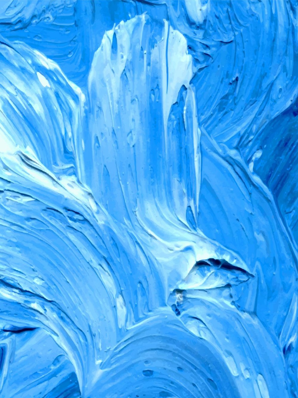Краска голубая