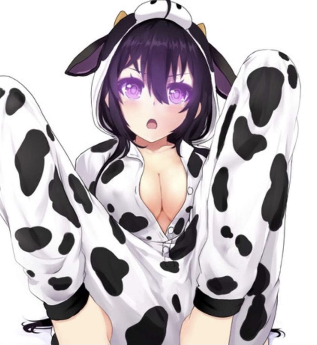 Женщина корова аниме