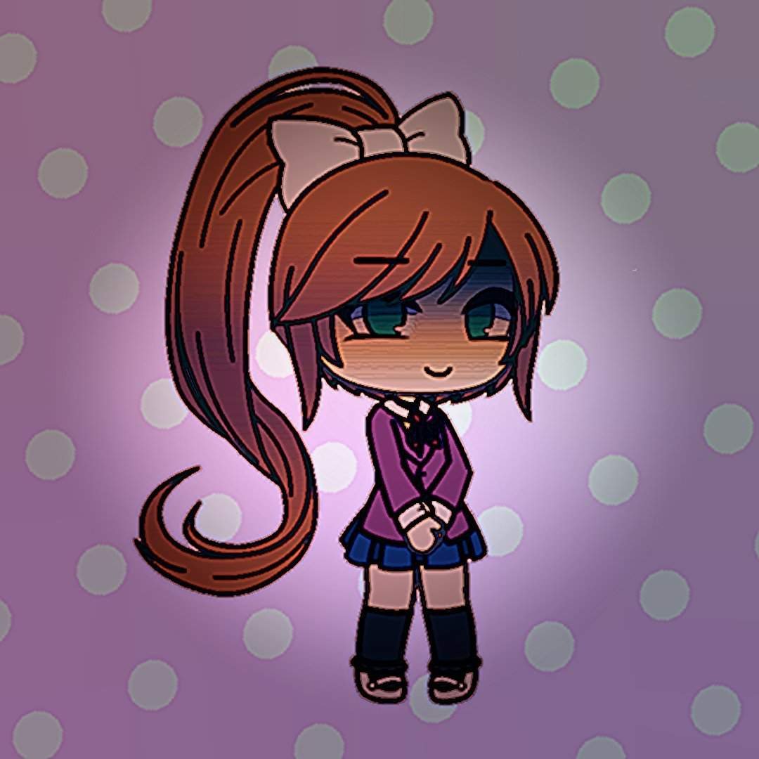 Арты гача девочки. Monica Gacha Life. Гача лайф персонажи. Monika DDLC Gacha Life.