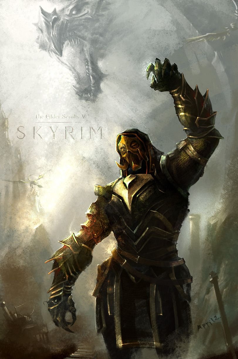 The Elder Scrolls Dovahkiin Art