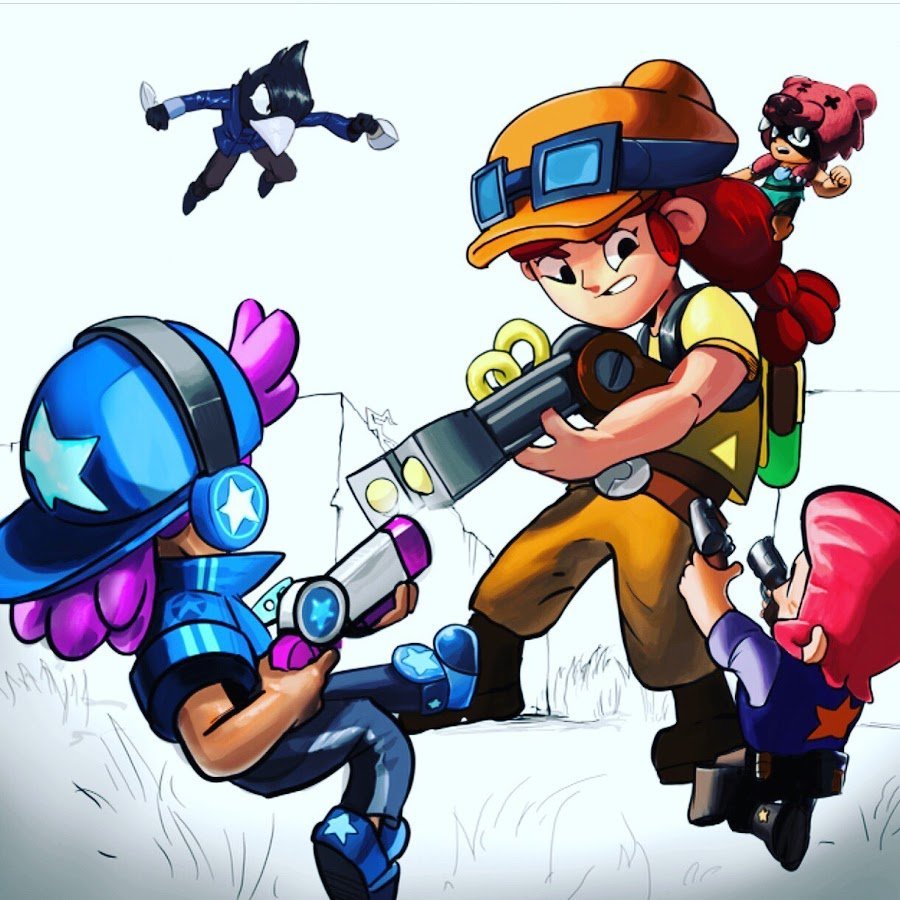 Джесси арт Brawl Stars