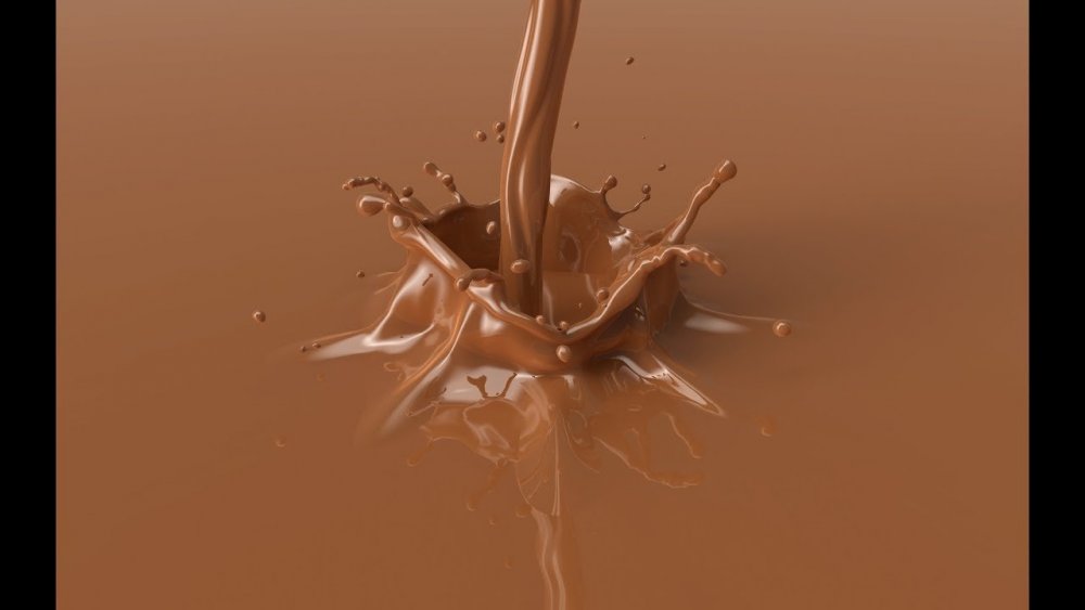 Шоколадно молочный фон