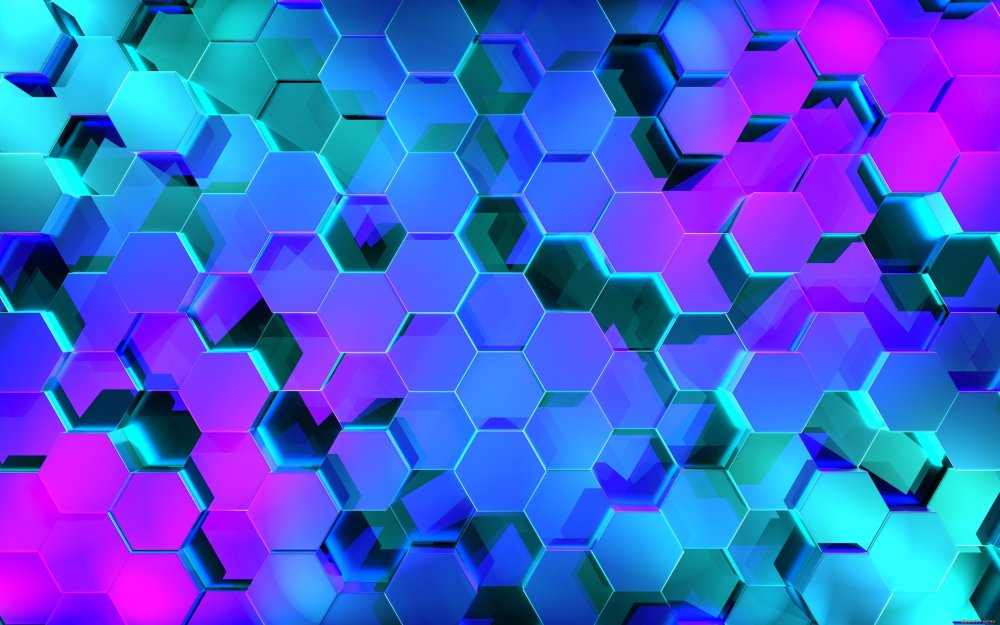 Hexagon 4k фон