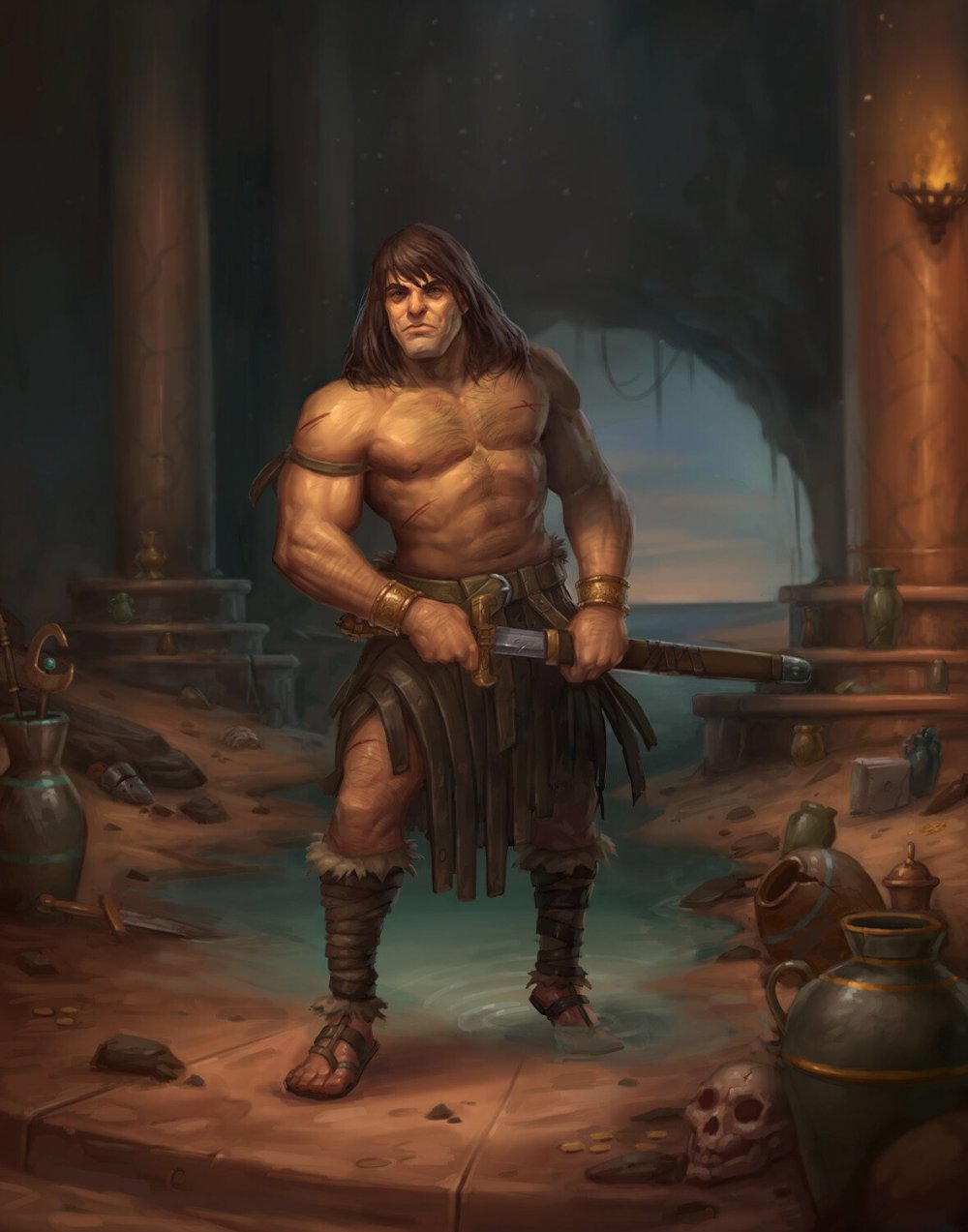 Diablo 3 Barbarian Art