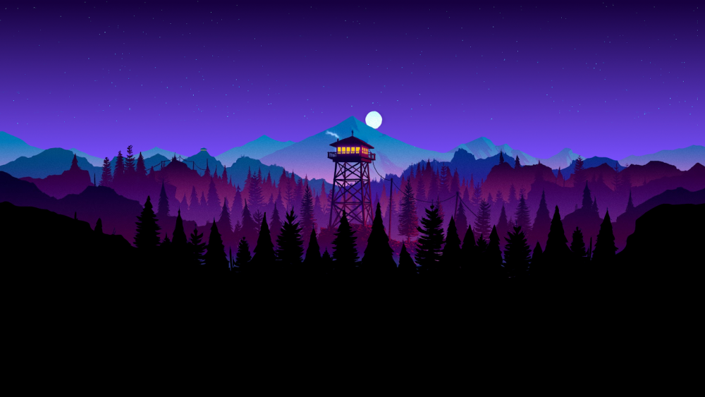 Фон Firewatch 4k