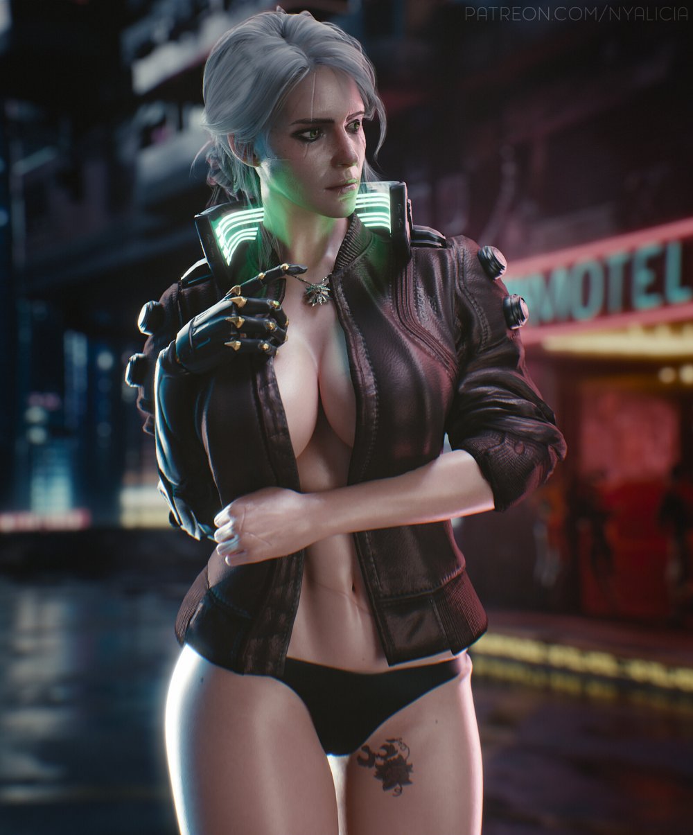 Cyberpunk 2077 Art Цири