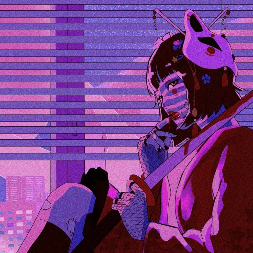 Vaporwave аниме Эстетика