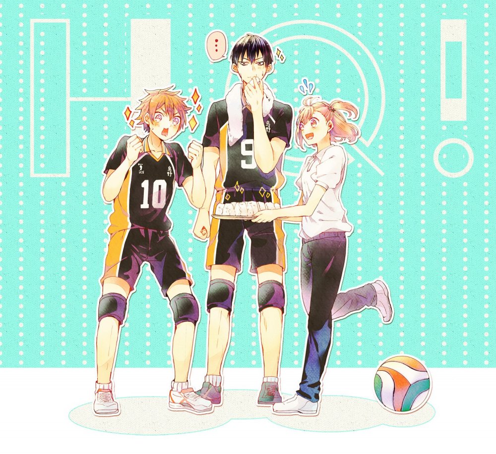 Haikyuu Хитока и Хината