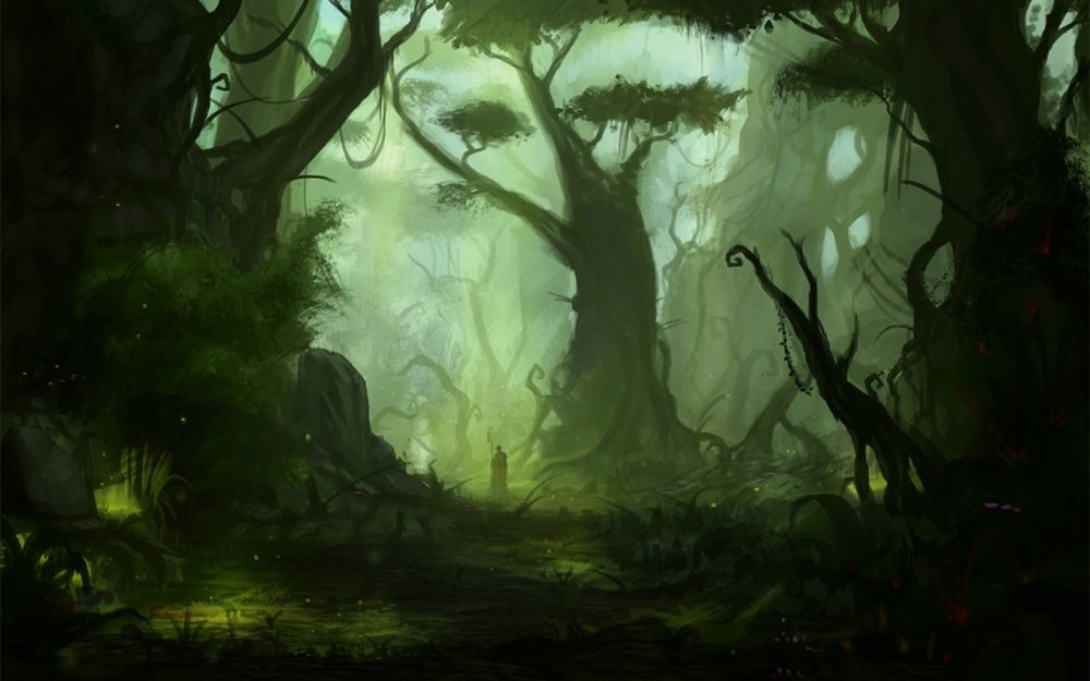 Сумеречный лес фэнтези