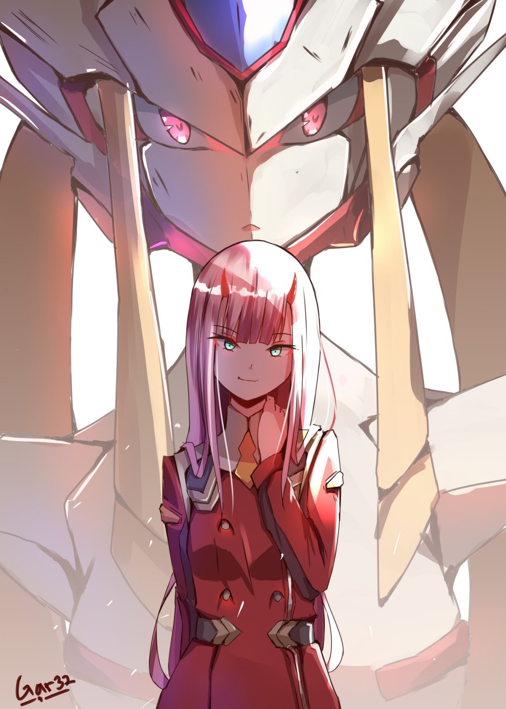 Zero two из Darling in the FRANXX