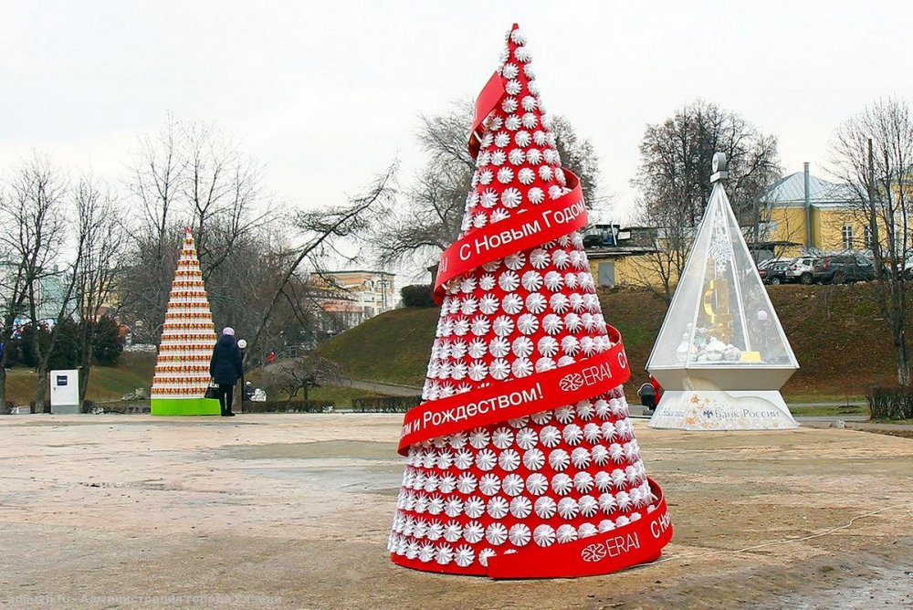 Новогодние арт объекты в СПБ