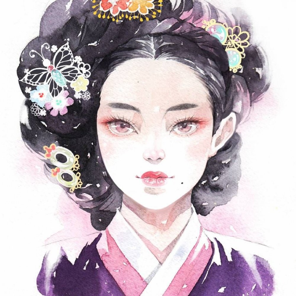 Иллюстрации в корейском стиле