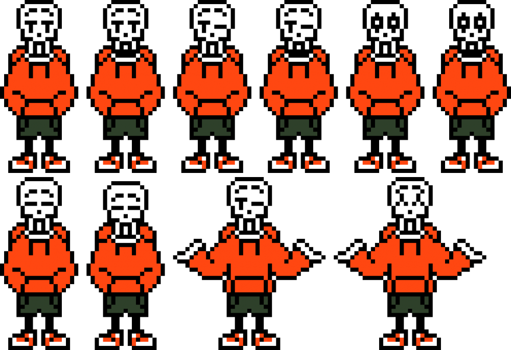 Спрайты Papyrus