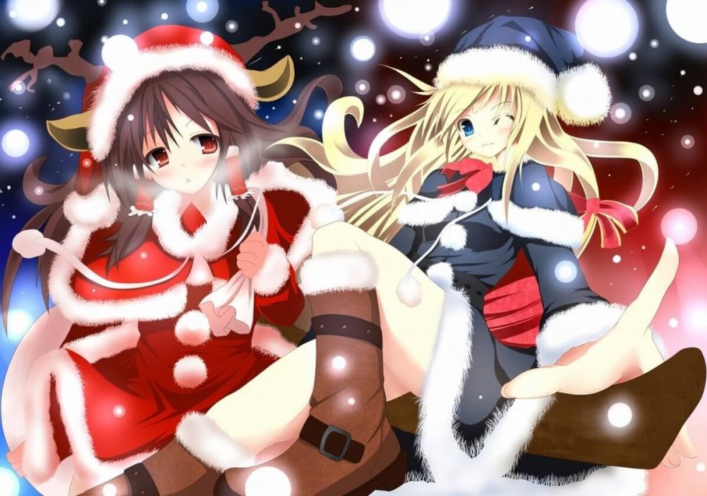 Hakurei reimu Christmas