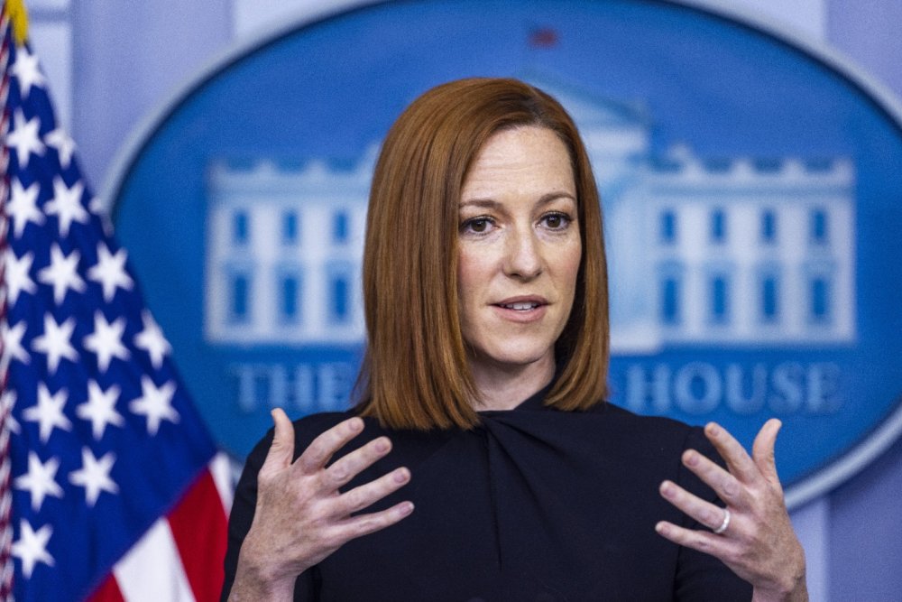 Press secretary Jen Psaki