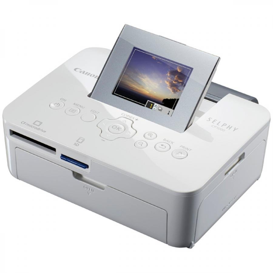 Компактный фотопринтер Canon Selphy cp1000 белый