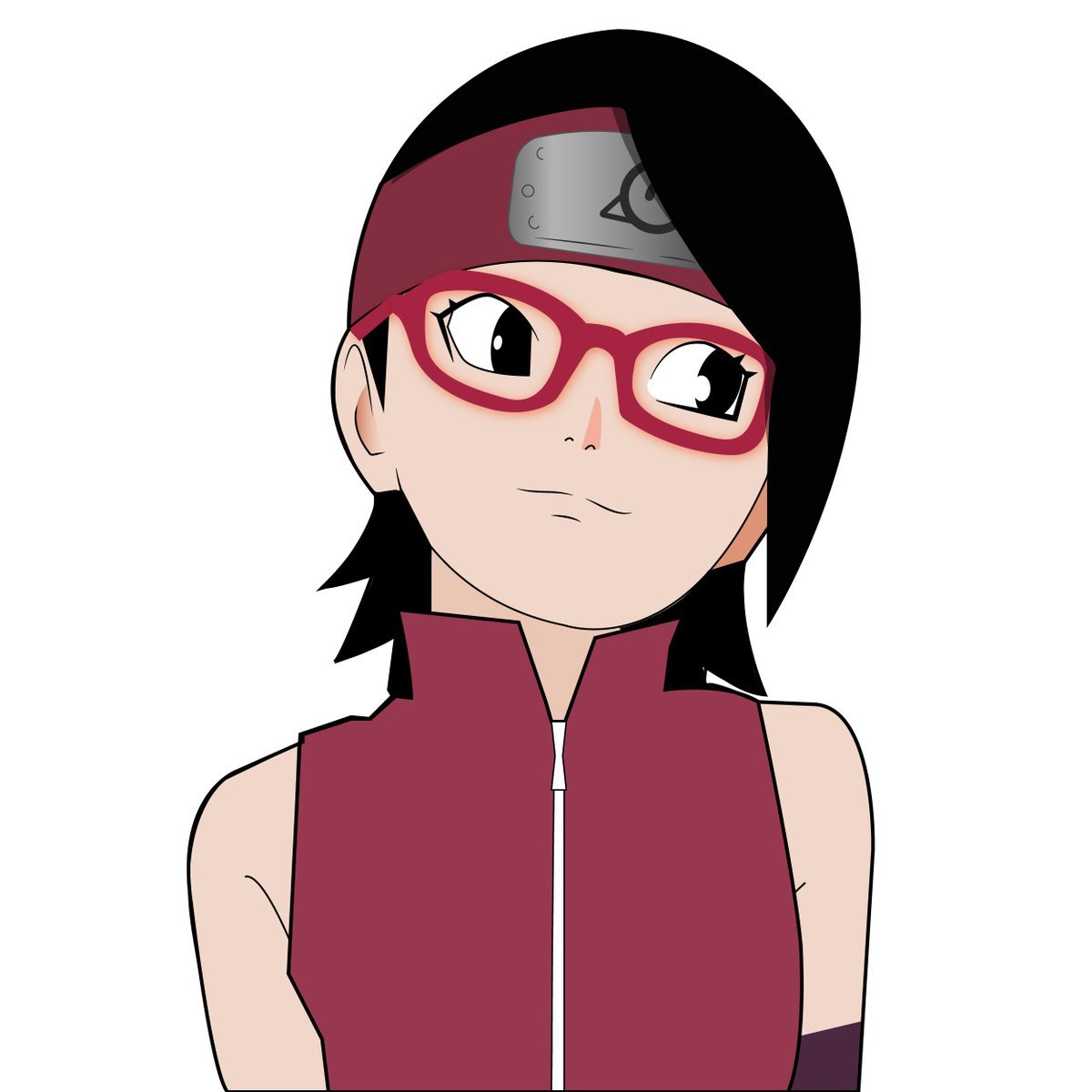 Ponchi: "#sarada #mmd #loli #boruto #anime" - pawoo