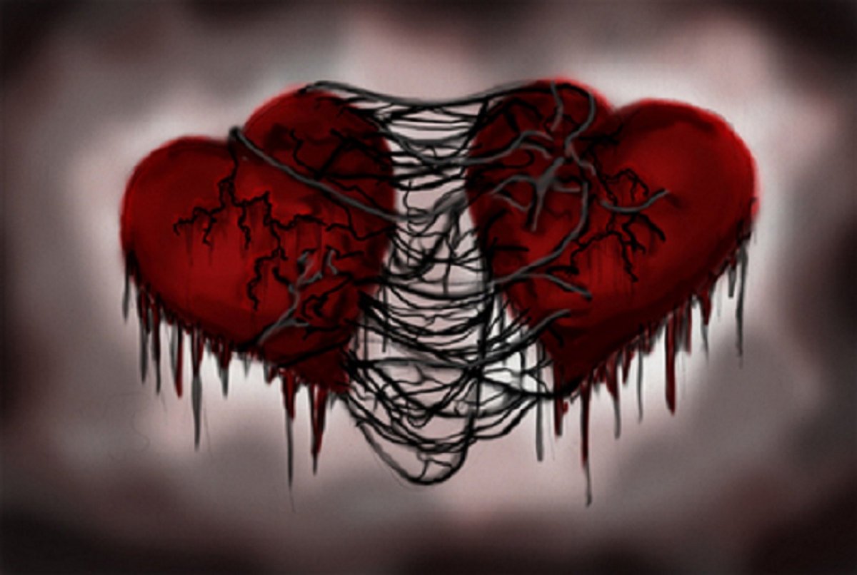 Разбиток кровавое сердце