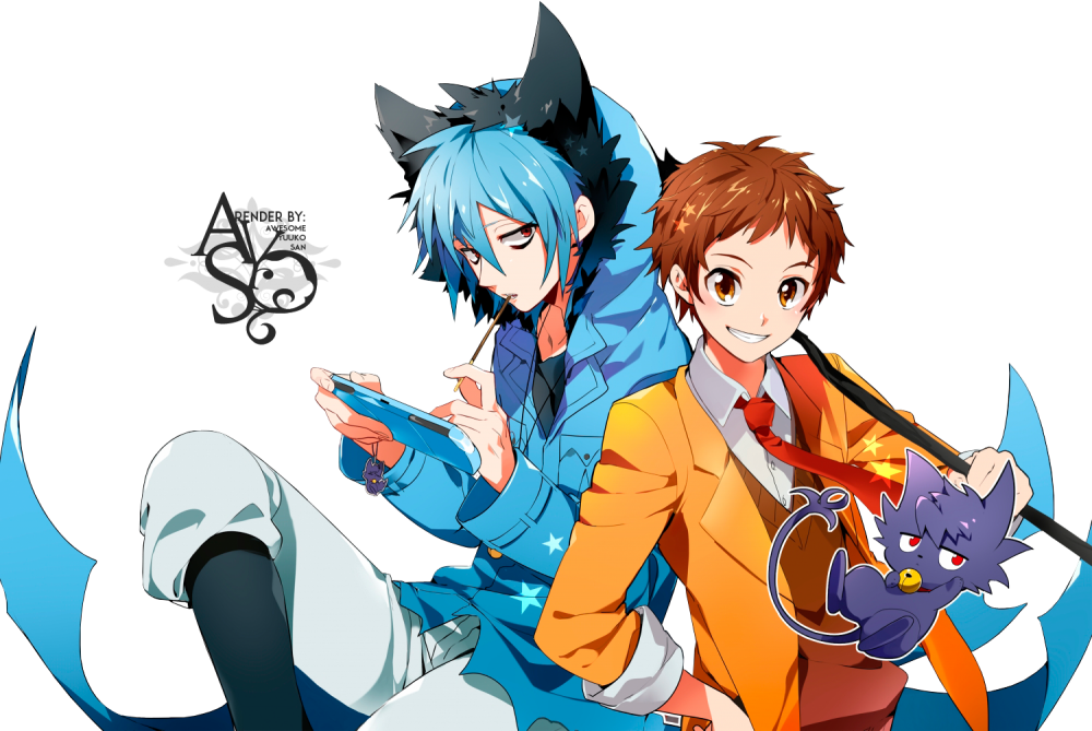 Servamp Махиру и куро