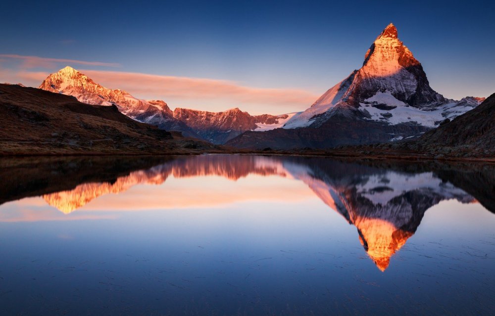 Matterhorn гора озеро