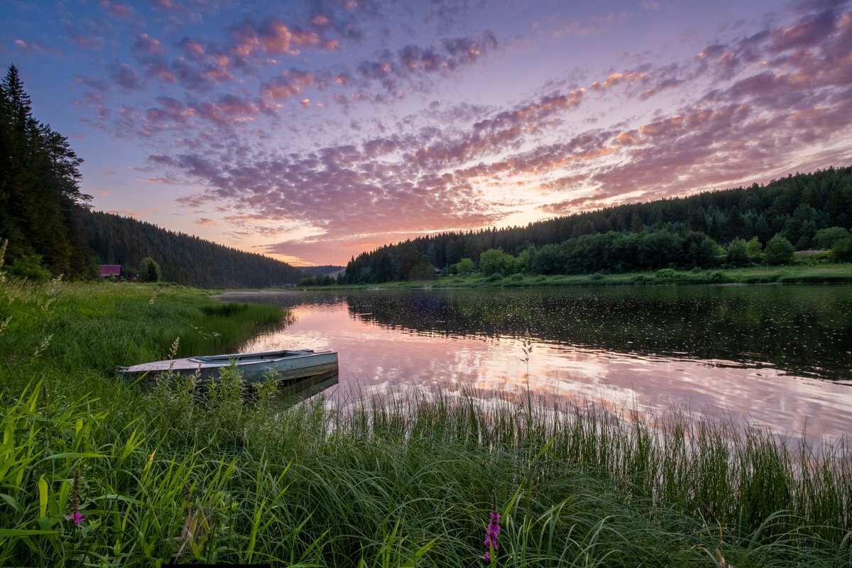 Река Андога сплав