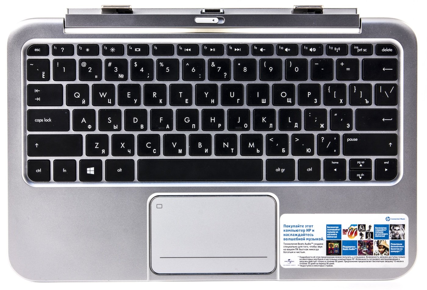 Клавиатура ноутбука HP 8710p