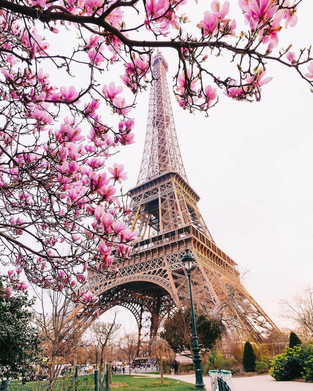 Париж с эльфивой башней