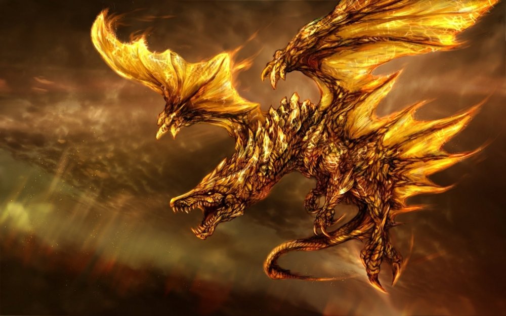 Картинки огненного дракона