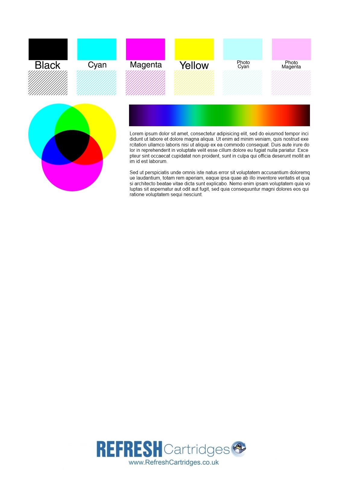Пробная печать. Тестовая страница для цветного лазерного принтера Canon. Тестовые страницы для струйных принтеров Canon. Тест печати струйного принтера HP. Пробная печать для цветного принтера HP.