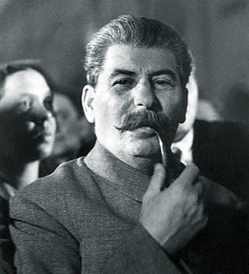 Открытка с портретом Сталина