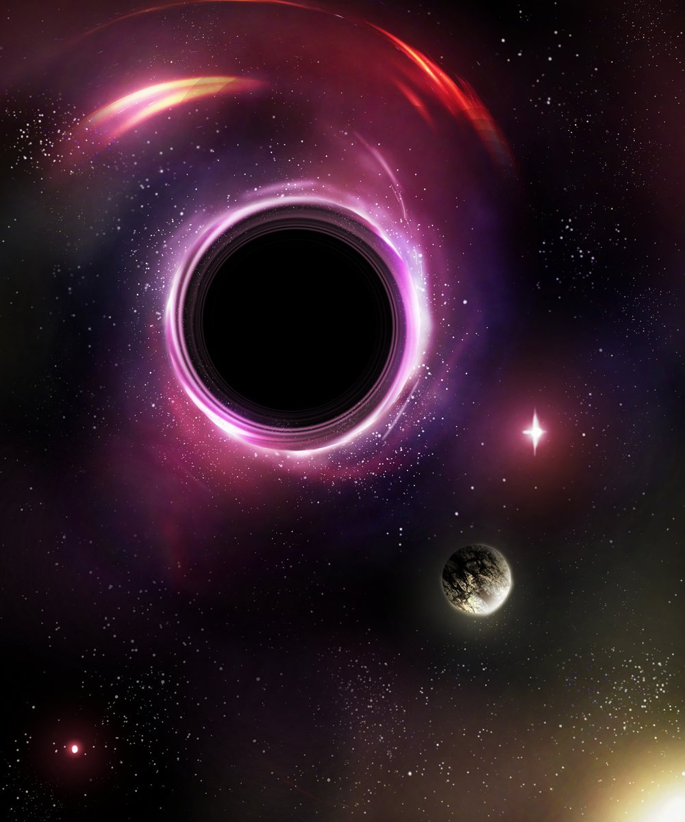 Красивая черная дыра