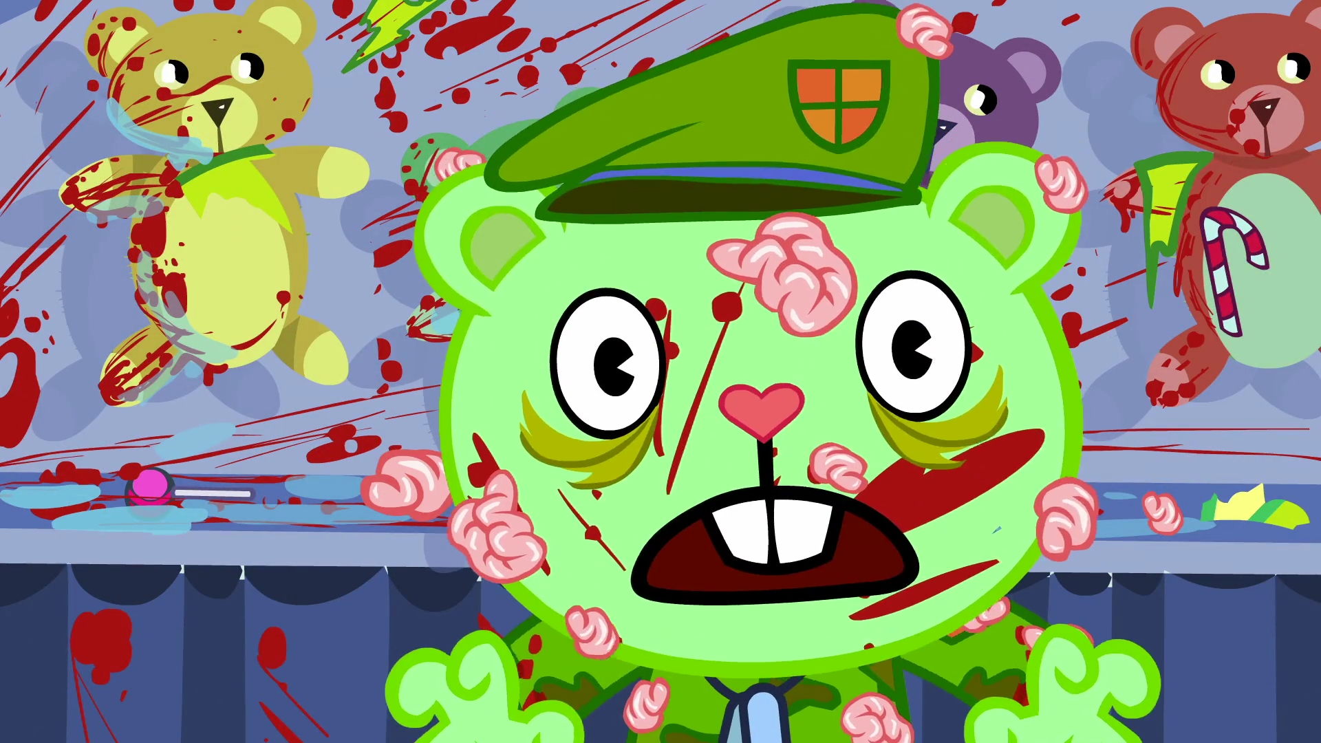 Мистер огурец Happy Tree friends. Флажки Хэппи три френдс. Крот Хэппи три френдс. Счастливые Лесные друзья мультсериал.