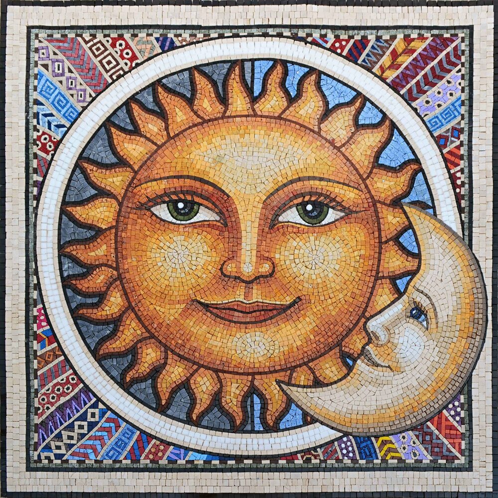 Дэн Моррис картины солнце и Луна