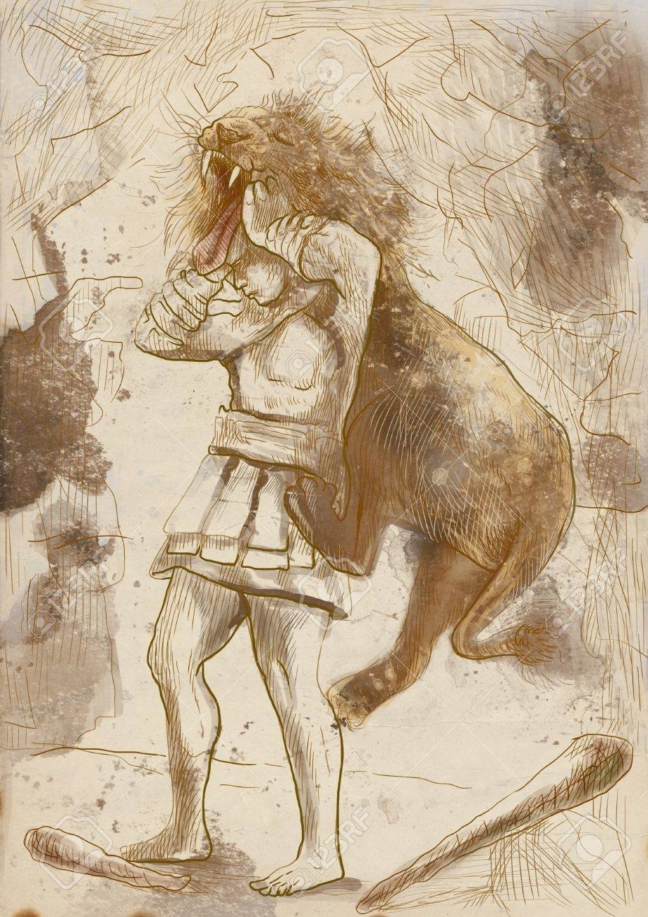 Битва Геракла с Немейским львом