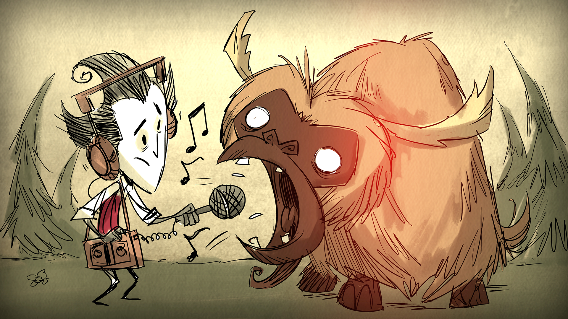 Бифало don't Starve. Крампус don't Starve. Крампус don't Starve together.