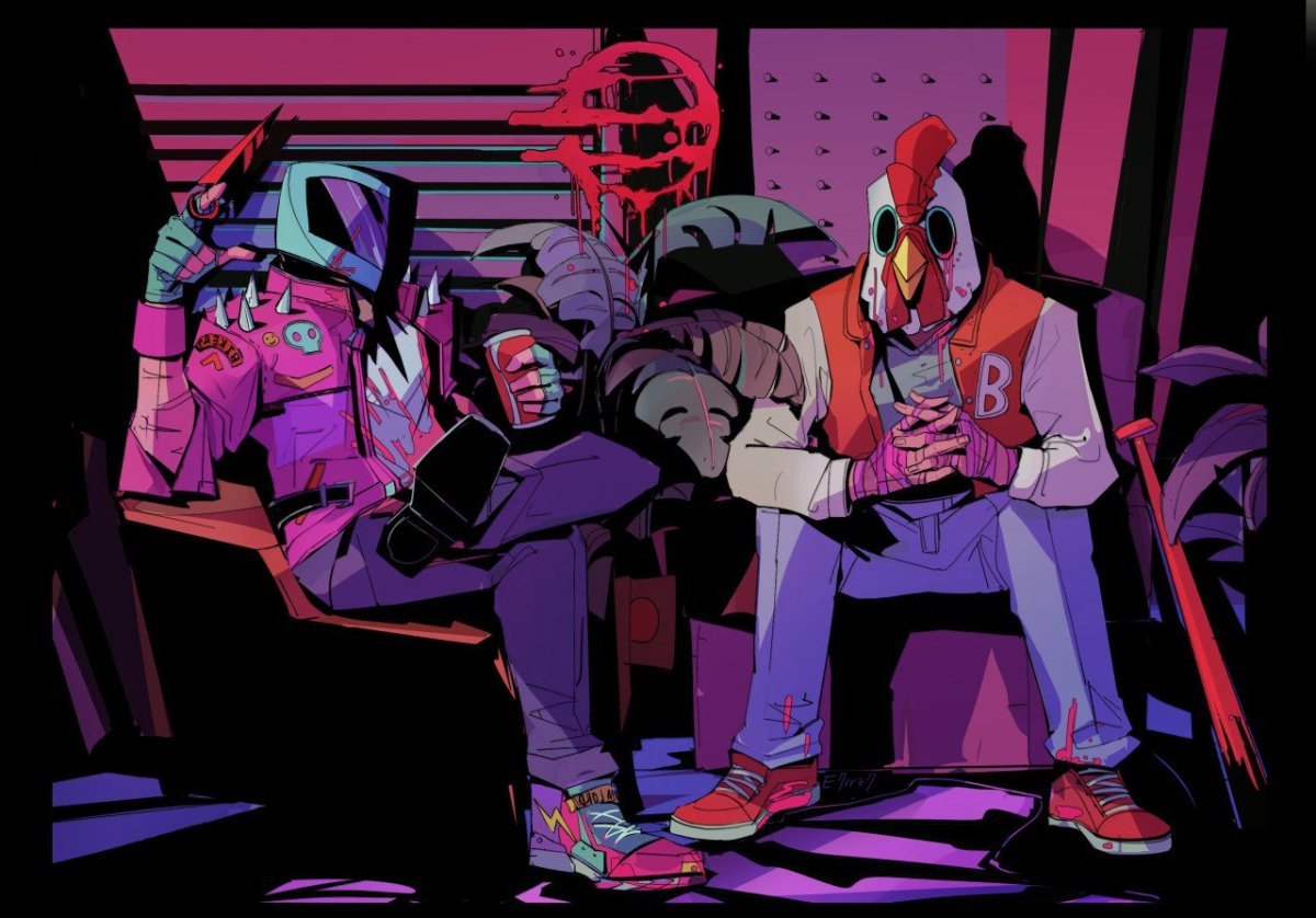 Hotline miami изображение выходит за пределы экрана