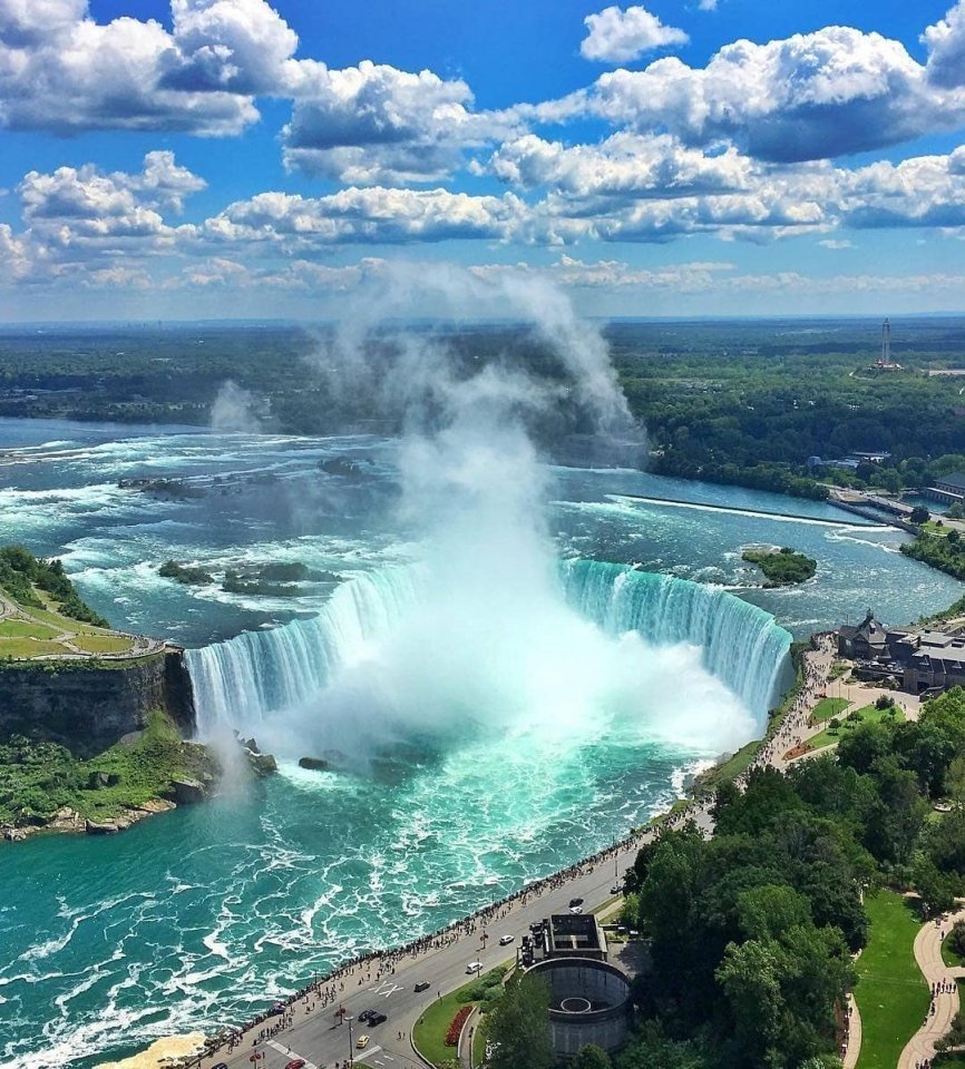 Ниагара водопад в Северной Америке