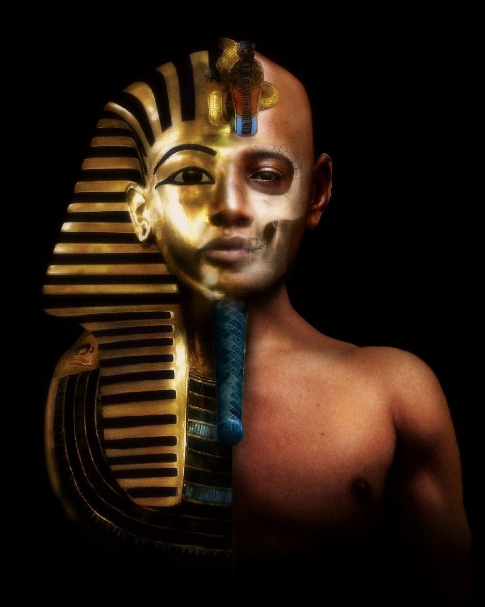 Фараон Тутанхамон в живую