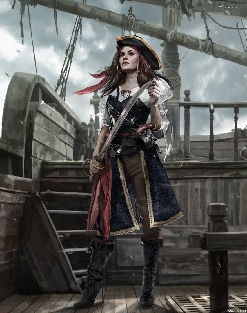 Красивые девушки пиратки