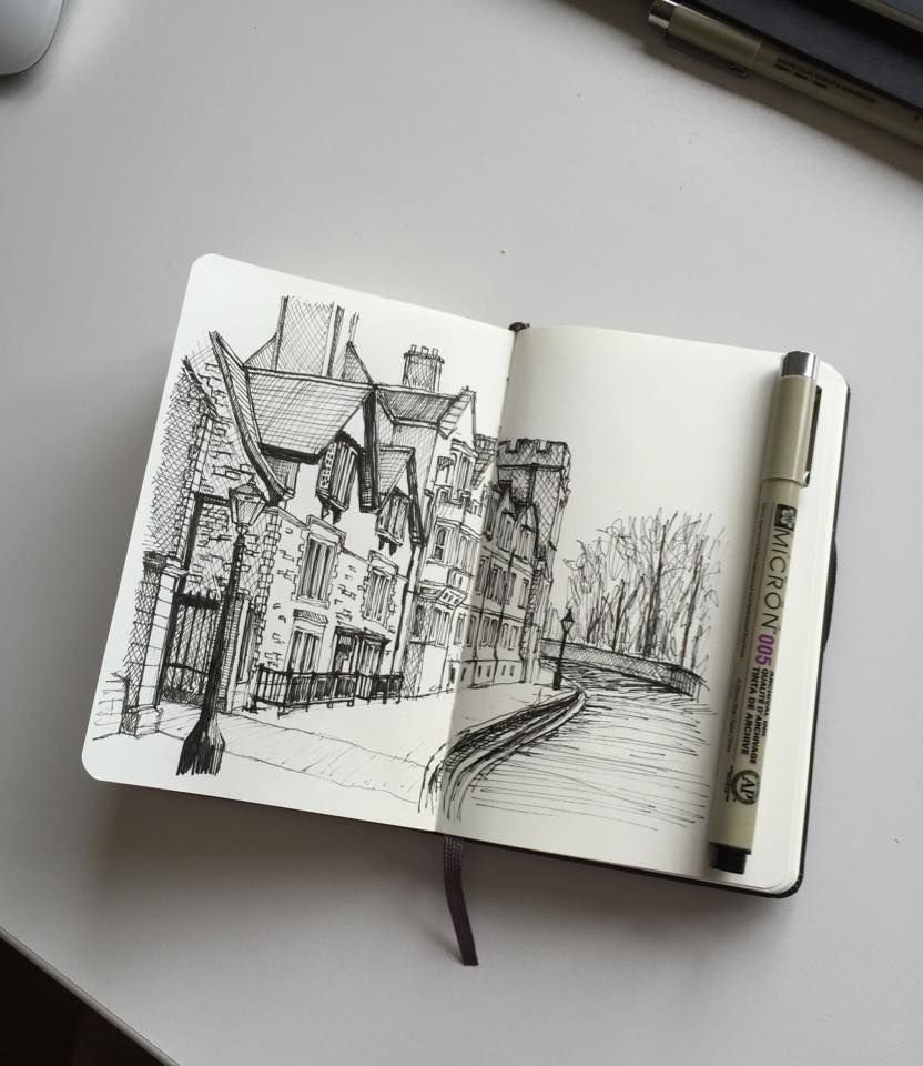 Moleskine скетчбук ручка