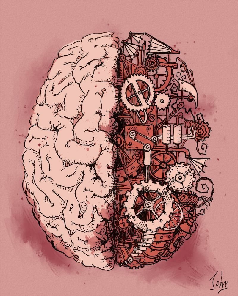 Мозг человека арт